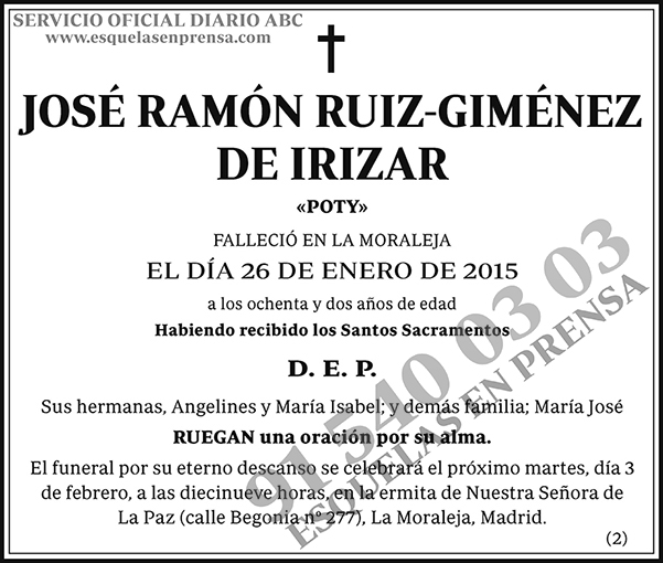 José Ramón Ruiz-Giménez de Irizar
